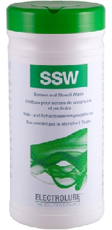 Electrolube SSW Screen & Stencil Wipes, 100 wipes